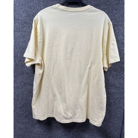 American Eagle Graphic Shirt Men XL Light Yellow Standard Fit N.Y. City USA 1977 - Picture 5 of 12